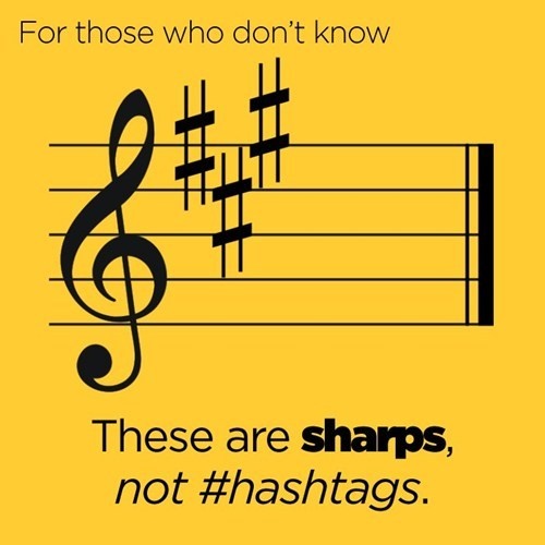 not hashtags